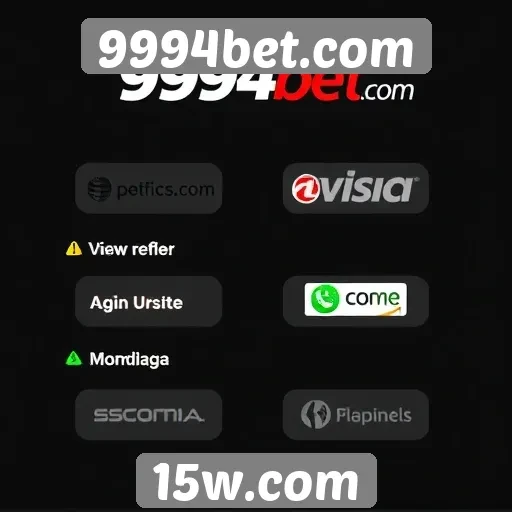 Métodos de pagamento aceitos pelo 9994bet.com
